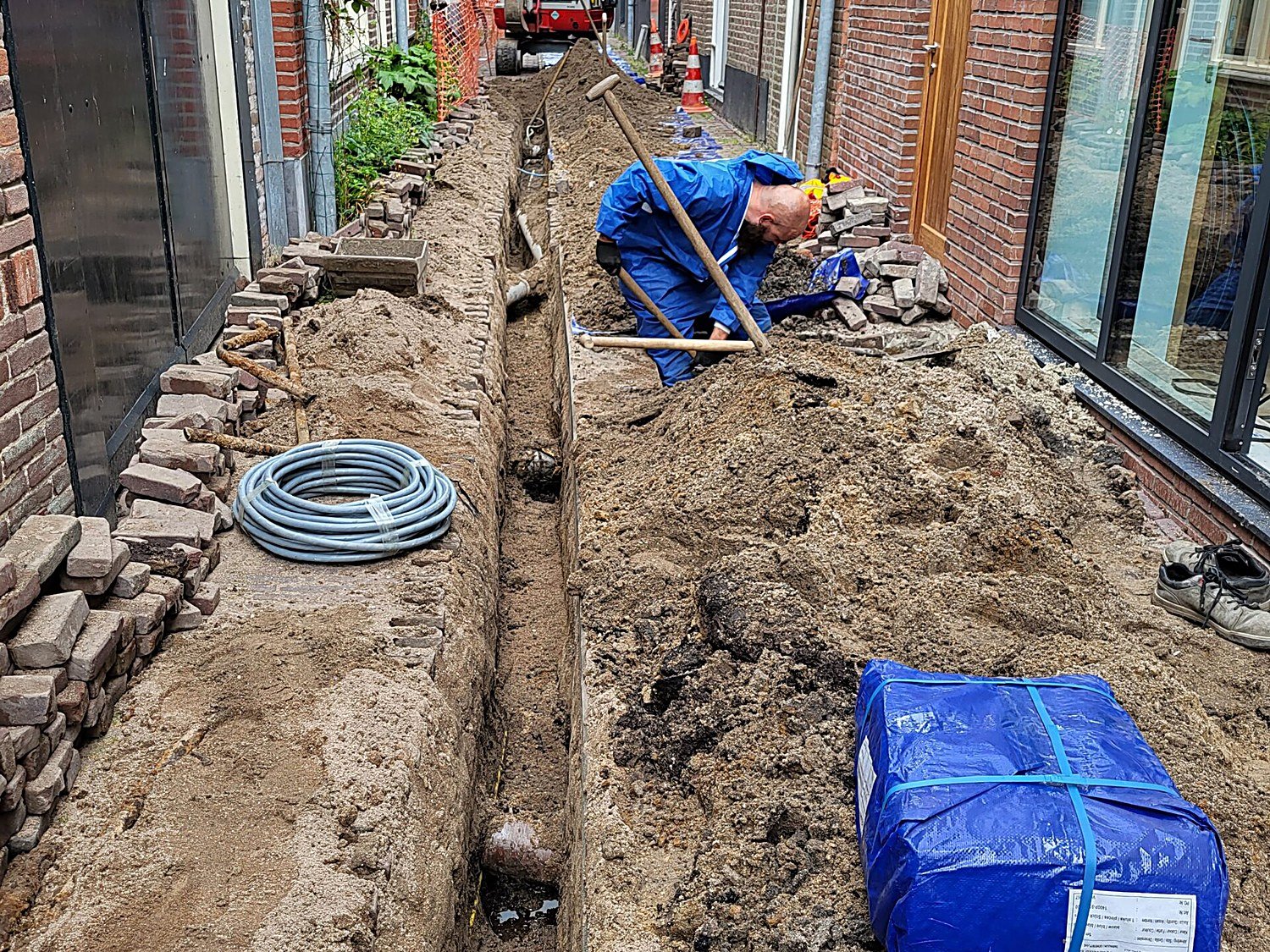 DEF Infra aan het werk in Enkhuizen